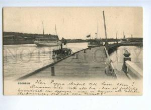 190752 FINLAND JOENSUU Vintage russian RPPC w/ finnish stamp