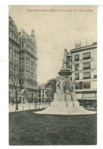 NY - New York City. Verdi Monument ca 1910