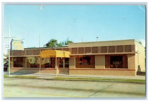 1953 Holsum Good Food Restaurant South Exterior Building Miami Florida Postcard