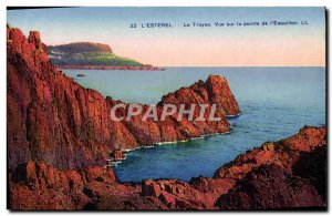 Old Postcard L & # 39Esterel Trayas View On The Tip Of I & # 39Esquillon