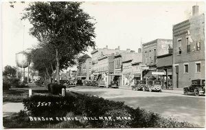 Wilmar MN Pool Room Street View Vintage Store Fronts RPPC Real Photo Postcard