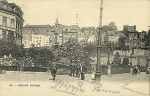 belgium, LUIK LIEGE, Square Notger (1907) Postcard