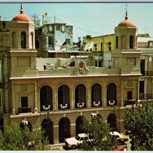 1973 San Juan, PR City Hall Downtown Cars Flag History Caribe Tourist Teich A219