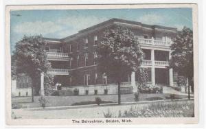 Belrockton Hotel Belding Michigan 1920s postcard