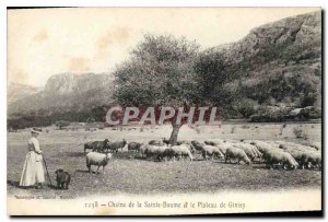 Old Postcard Chain of La Sainte Baume and the Plateau Plan Giniez