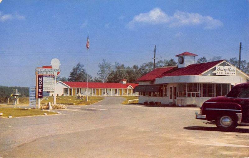 Millers Falls Massachusetts Weathersheads Motel Vintage Postcard K82762