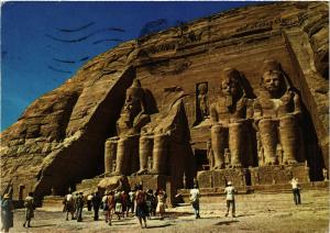 CPM EGYPTE Abu Simbel-General view of the Temple Abu Simbel (343615)