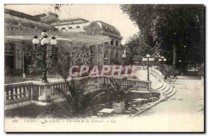 Vichy Old Postcard Casino A corner of the terrace