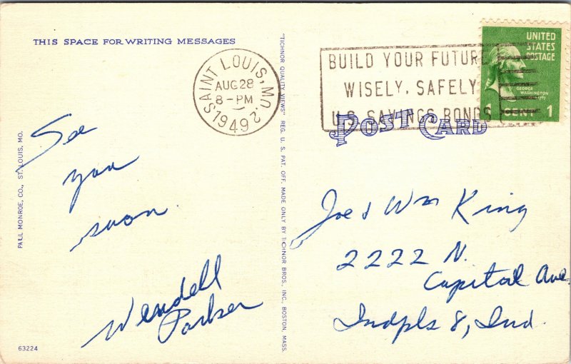 Postcard MO St Louis Homer Phillips Hospital