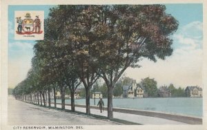 City Reservoir Wilmington Delaware USA Old Postcard