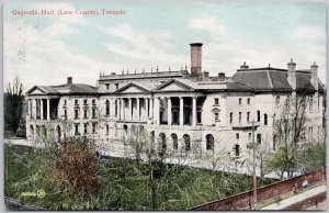 Osgoode Hall Toronto Ontario ON Law Courts c1906 Lewiston Cancel Postcard H64