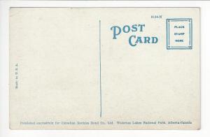 Vintage Canada Postcard- Prince Of Wales Hotel - Waterton Lakes Natl Park (AH72)