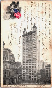 The Park Row Building New York City Vintage Postcard C087