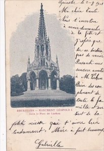 Belgium Brussels Monument Leopold I 1901