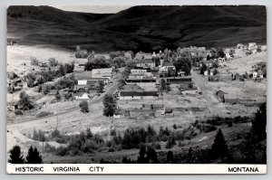Montana RPPC Historic Virginia City Postcard K24