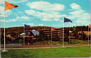 Vtg Dover Vermont VT Snow Lake Lodge Mt Snow Ski Resort Postcard