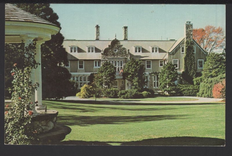 Rhode Island BRISTOL Blithewold Gardens and Arboretum Mansion pm1979 ~ Chrome