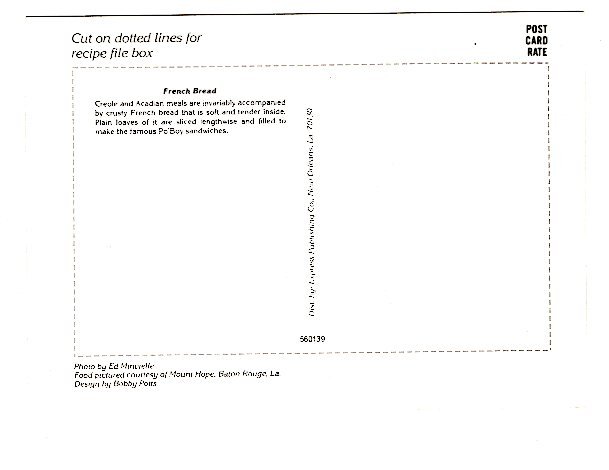 French Bread, Southern Recipe Series