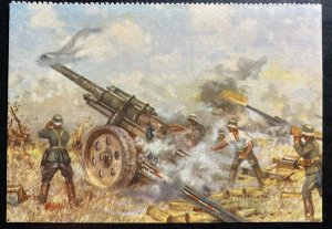 Mint Germany Picture Postcard Heavy Artillery Petersburg