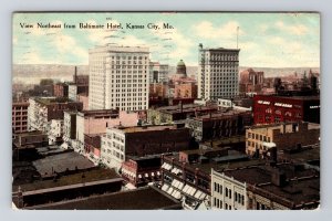 Kansas City MO-Missouri, Northeast, Baltimore Hotel, Vintage c1910 Postcard 