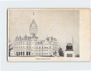 Postcard Capitol, Hartford, Connecticut