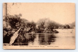 Morse and Nightengale Falls Putnam Connecticut CT 1912 DB Postcard N13