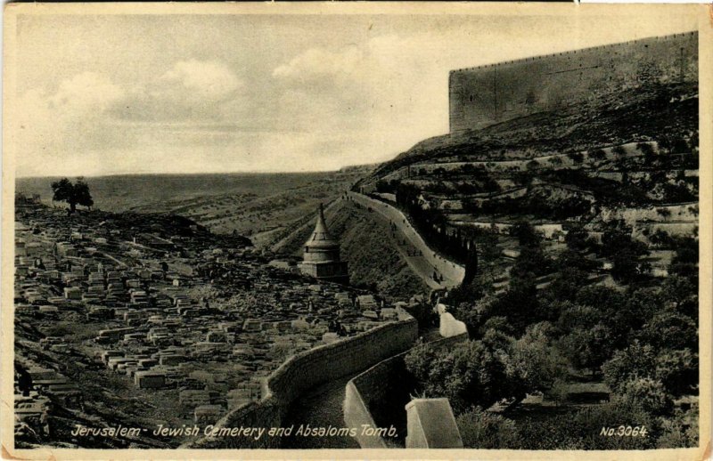 CPA Lehnert & Landrock 3064 Jerusalem - Jewish Cemetery ISRAEL (917050)