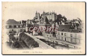 Postcard Loches Old Town High