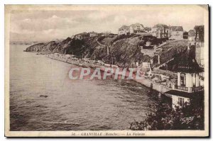 Old Postcard Granville (Manche) La Falaise