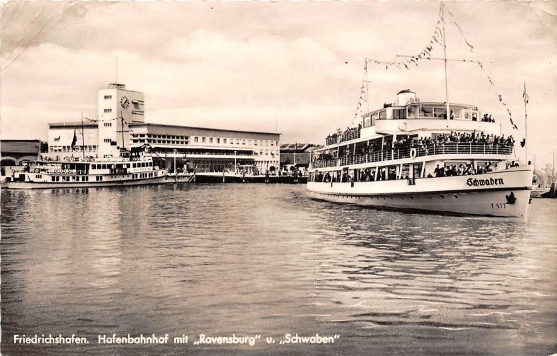 BF37260 friedrichshafen hafen bahnhof mit ravensburg  schwaben Boat Ship Bateaux