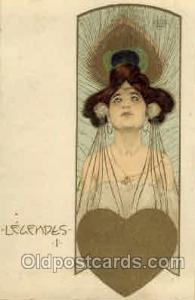 Artist Raphael Kirchner Postcard Post Card  Artist Raphael Kirchner Postcard ...