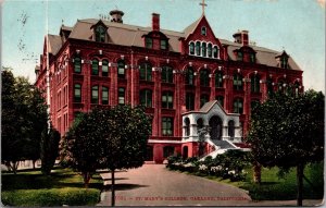 Postcard St. Mary's College in Oakland, California