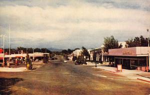 Boulder City Nevada Business District Street View Vintage Postcard K57185