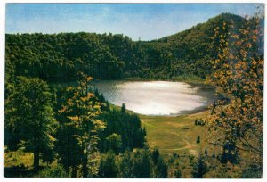 Romania 1974 Unused Postcard Tusnad Crater Lake