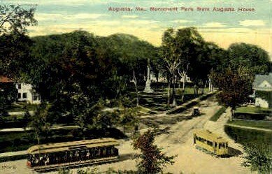 Monument Park in Augusta, Maine