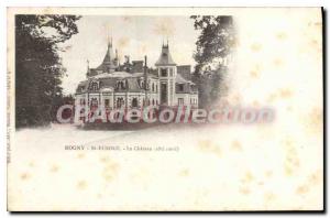 Postcard Old Rogny St Eusoge Le Chateau