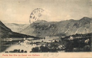 Montenegro Cattaro Punta San Elia Canal 1912