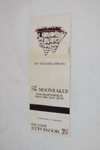 The Moonraker Santa Ana California Ship Rear Strike Matchbook Cover