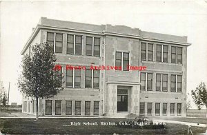 215843-Haxtun, Colorado, RPPC, High School Building, Fortner Photo