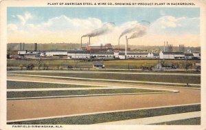 Fairfield-Birmingham Alabama American Steel & Wire Co. Plant, White Border PCU11