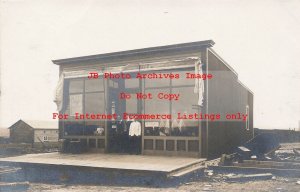 MT, Harlowton, Montana, RPPC, General Store, July 4th Parade Poster in Window