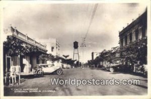 Real Photo Calle Santader Barranca Bermeja Columbia Unused 