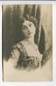 428901 Lina CAVALIERI Italian OPERA Singer Jewelry OLD PHOTO