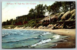 Burlington Vermont  Eagle Bay  Lake Champlain   Postcard  c1915