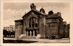 Czech Republic Pardubice Theatre Vintage RPPC C071