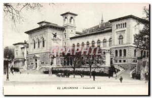 Switzerland - Schweiz - Lausanne - University - Old Postcard