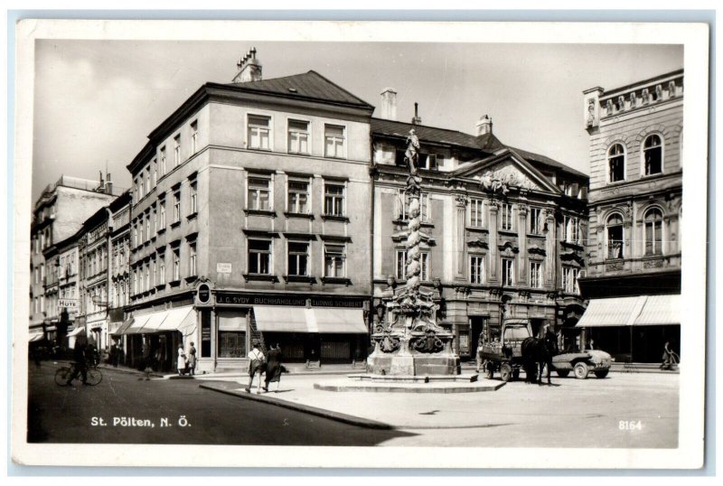 1955 Saint Polten N.O. Lower Austria Austria RPPC Photo Vintage Posted Postcard