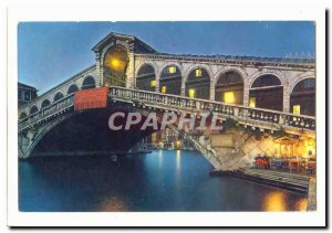 italy italia Venezia Modern Postcard Rialto Bridge