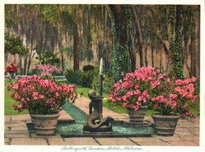 Vintage Postcard Bellingrath Gardens Colorful Landscape Mobile Alabama AL