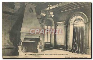 Old Postcard Solesmes Benedictine Abbey Room of the Abbey